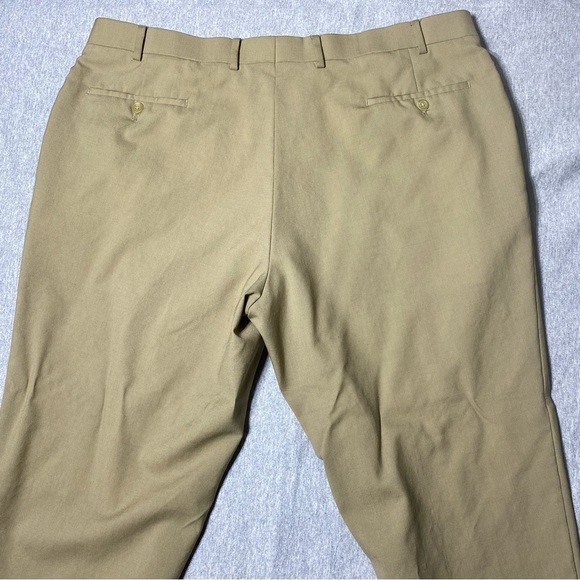 Lauren Ralph Lauren Men Dress Pants W42 Tan Total Comfort 100% Wool Business - Picture 6 of 13